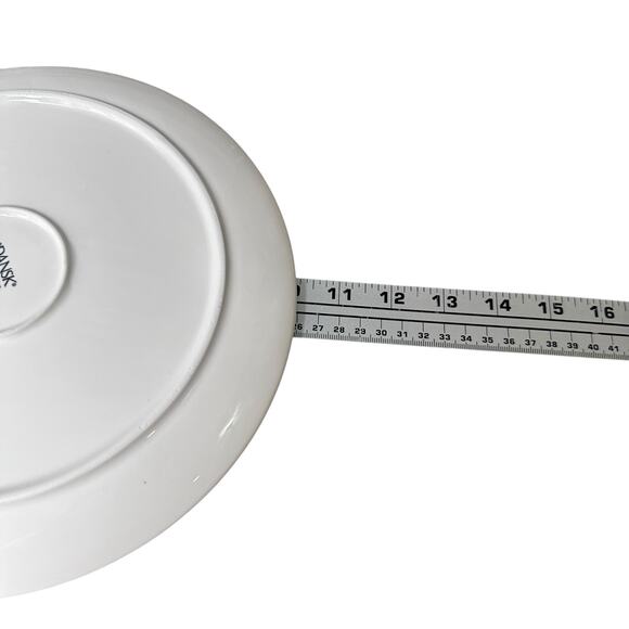 Dansk Kobenstyle II Dinner Plates 10" White Black Rim Round Dinnerware Lot of 7 - Picture 6 of 9